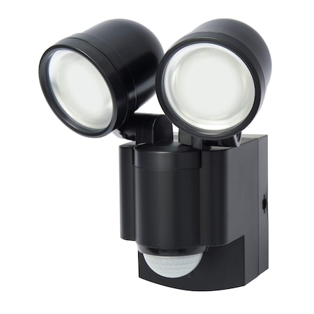 Iq America IQ  America LB1403QBK Battery Operated LED Motion Security Light 280 Lumen Incl L-Bracket Mount BL LB1403QBK